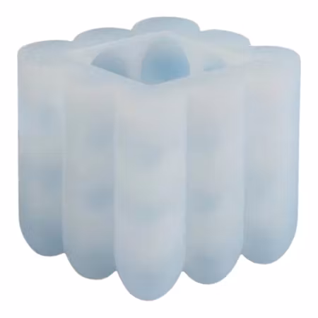 Silikonform till hjärtljus ca 7x7 cm