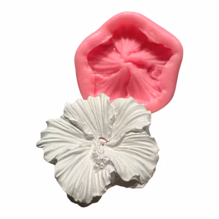 Silikonform minihibiskus 4,5 cm
