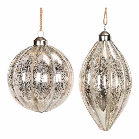 Julkula Nalia silver mix 14 cm 2 st