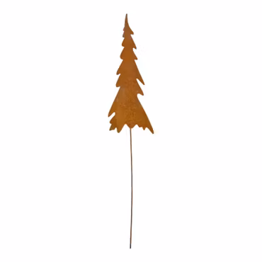 Stick Julgran Rost Metall 18 cm