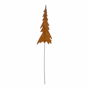 Stick Julgran Rost Metall 18 cm