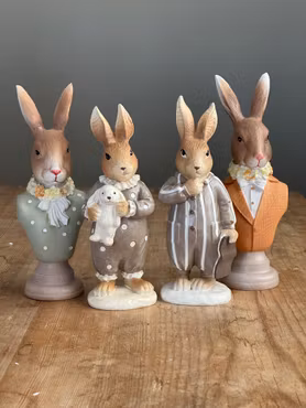 Kanin byst dam 19 cm