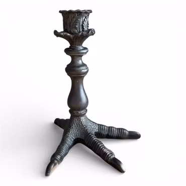 Ljusstake Fågelben Brunsvart 20 cm