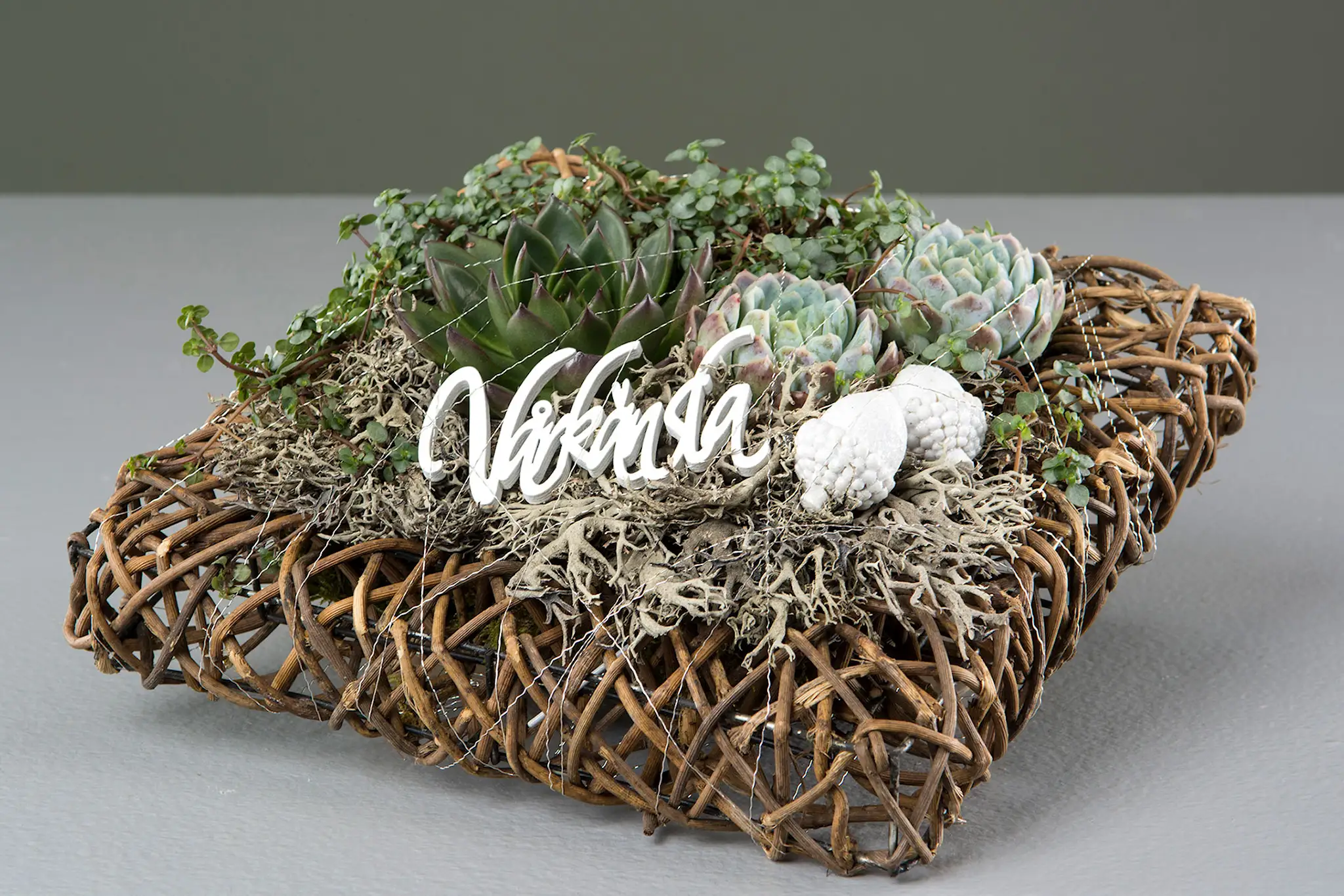 Pilkrans Med Botten 25x25 cm