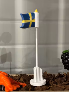 Stick Flaggstång 10 cm