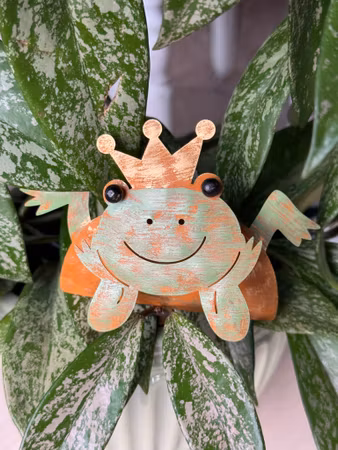 STICKS GRODA GRÖN/GULD METALL B10CM H7CM