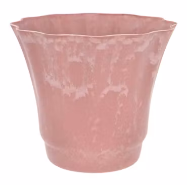 Kruka Flounce rosa 20 cm
