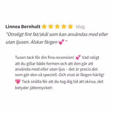 Magnetisk ljusstake/skål