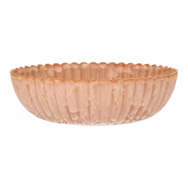 Skål Romantik orange återanvänd plast Ø30 cm