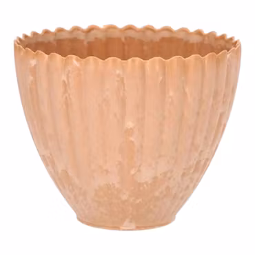 Kruka Romantik orange återanvänd plast Ø16 cm