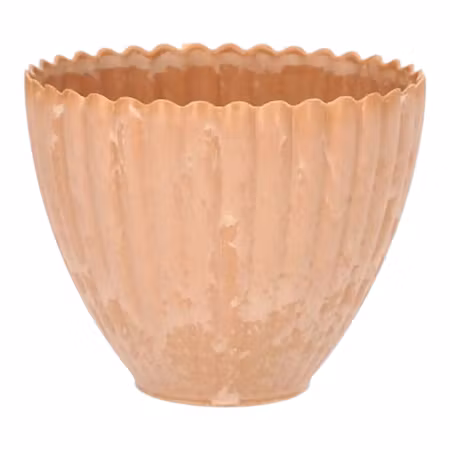 Kruka Romantik orange återanvänd plast Ø16 cm
