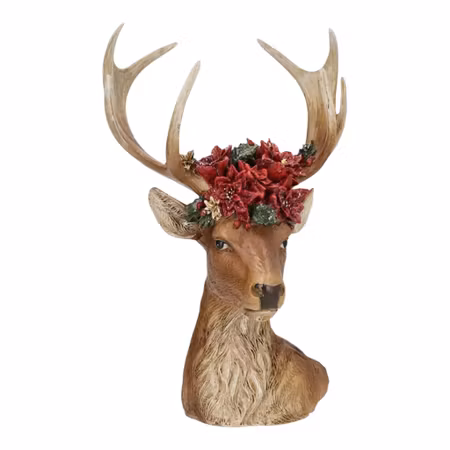 Byst Hjort Blomkrona 30 cm