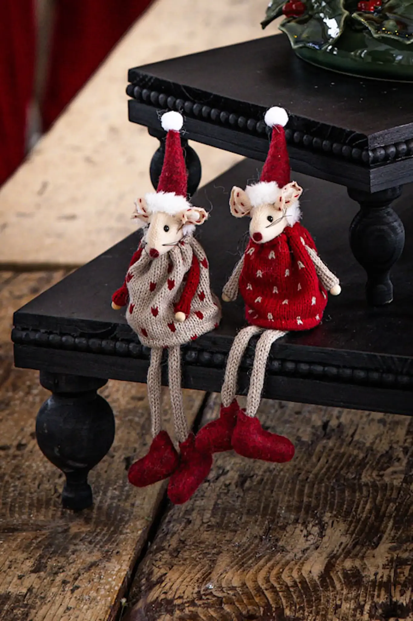 Mus Jul Sittande Mix 22 cm