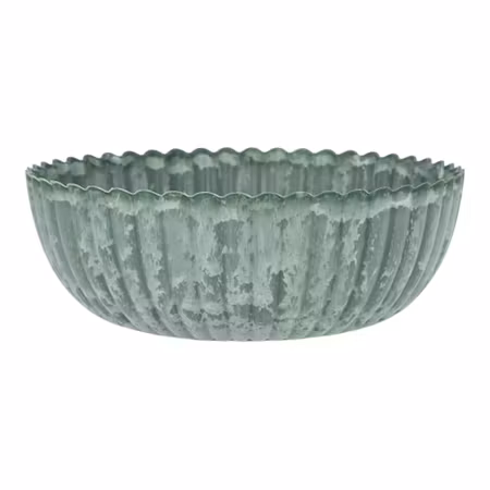 Skål Romantik grön återanvänd plast Ø25 cm