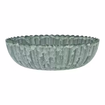 Skål Romantik grön återanvänd plast 30 cm