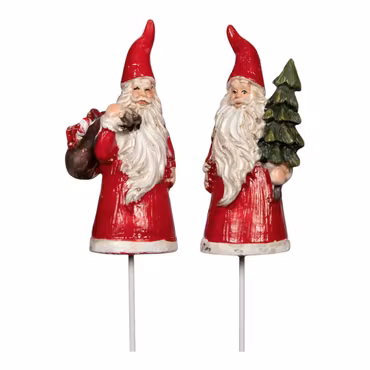 Tomtar med Julsäck & Gran 2-pack 7 cm
