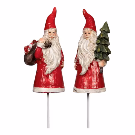 Tomtar med Julsäck & Gran 2-pack 7 cm
