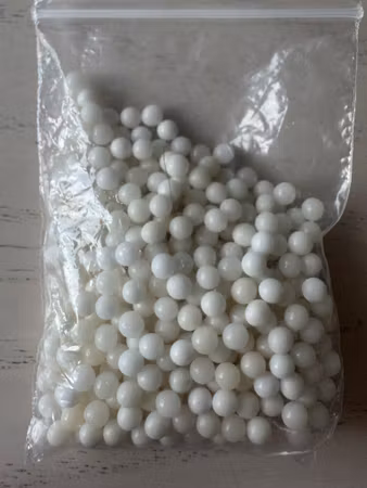 Vattenpärlor vit 7 g