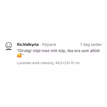 Ljusstake antik mässing