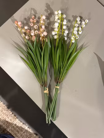 Liljekonvaljdröm – 2 buketter 30 cm
