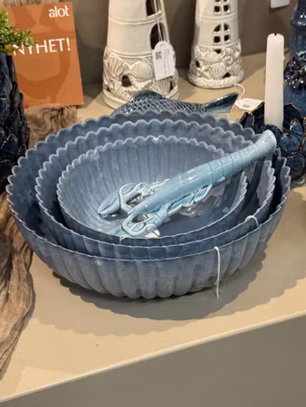 Kruka Romantik Ø20 cm Duvblå