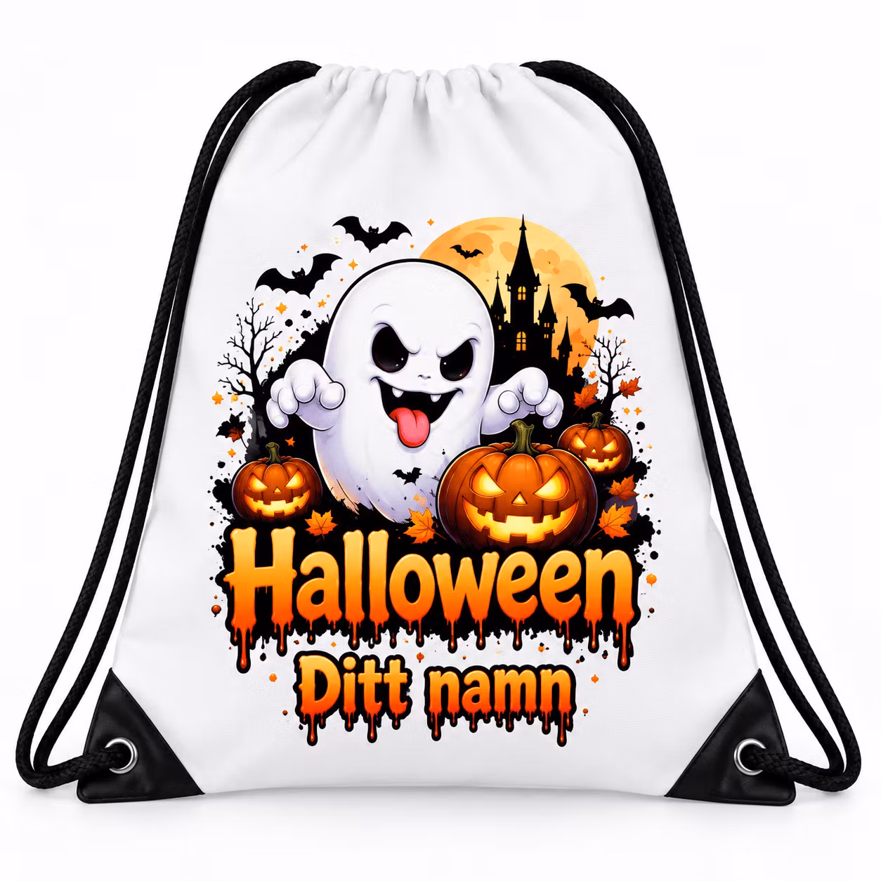 Personlig Halloween-gympapåse med namn