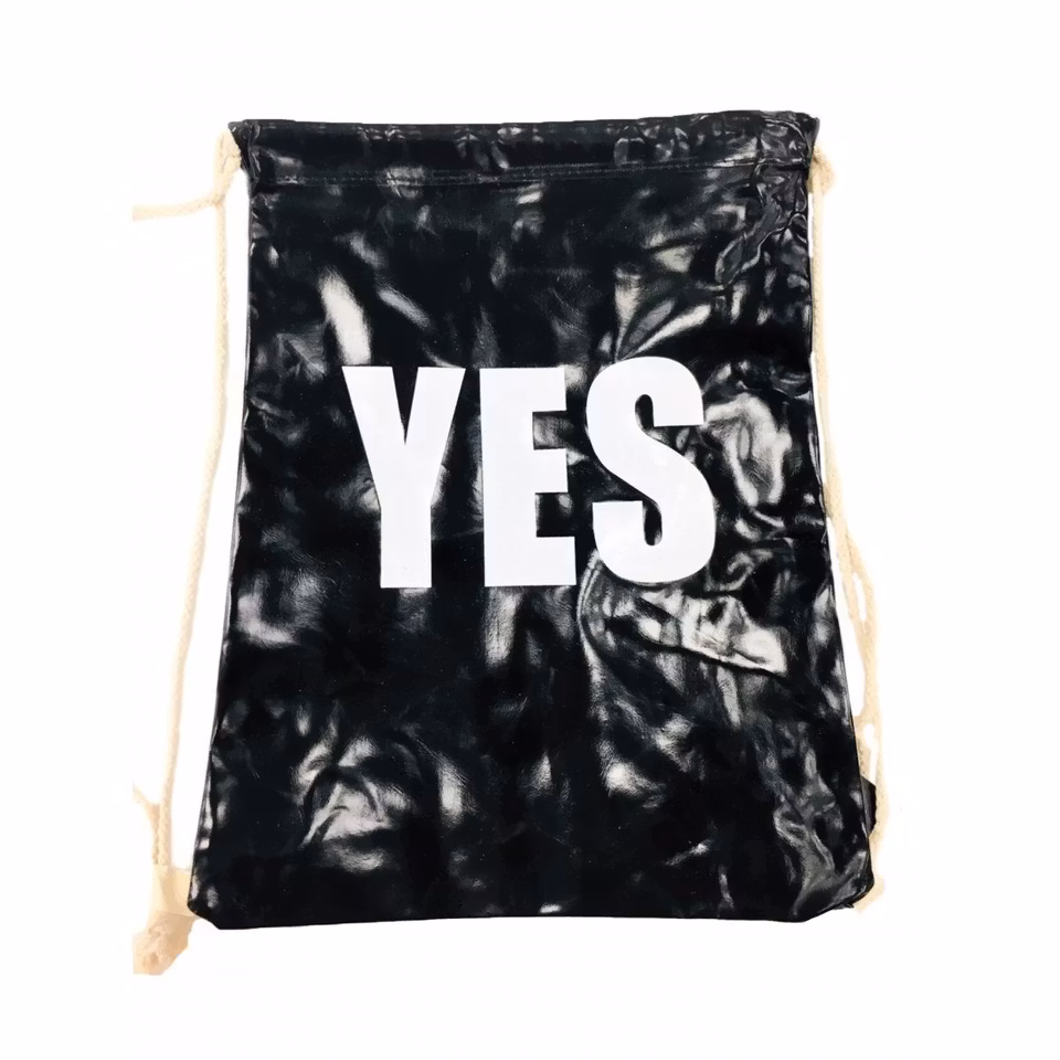 Gympapåse med texten 'YES'