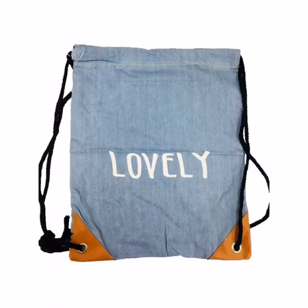 Gympapåse i Jeanstyg/Denim - LOVELY.