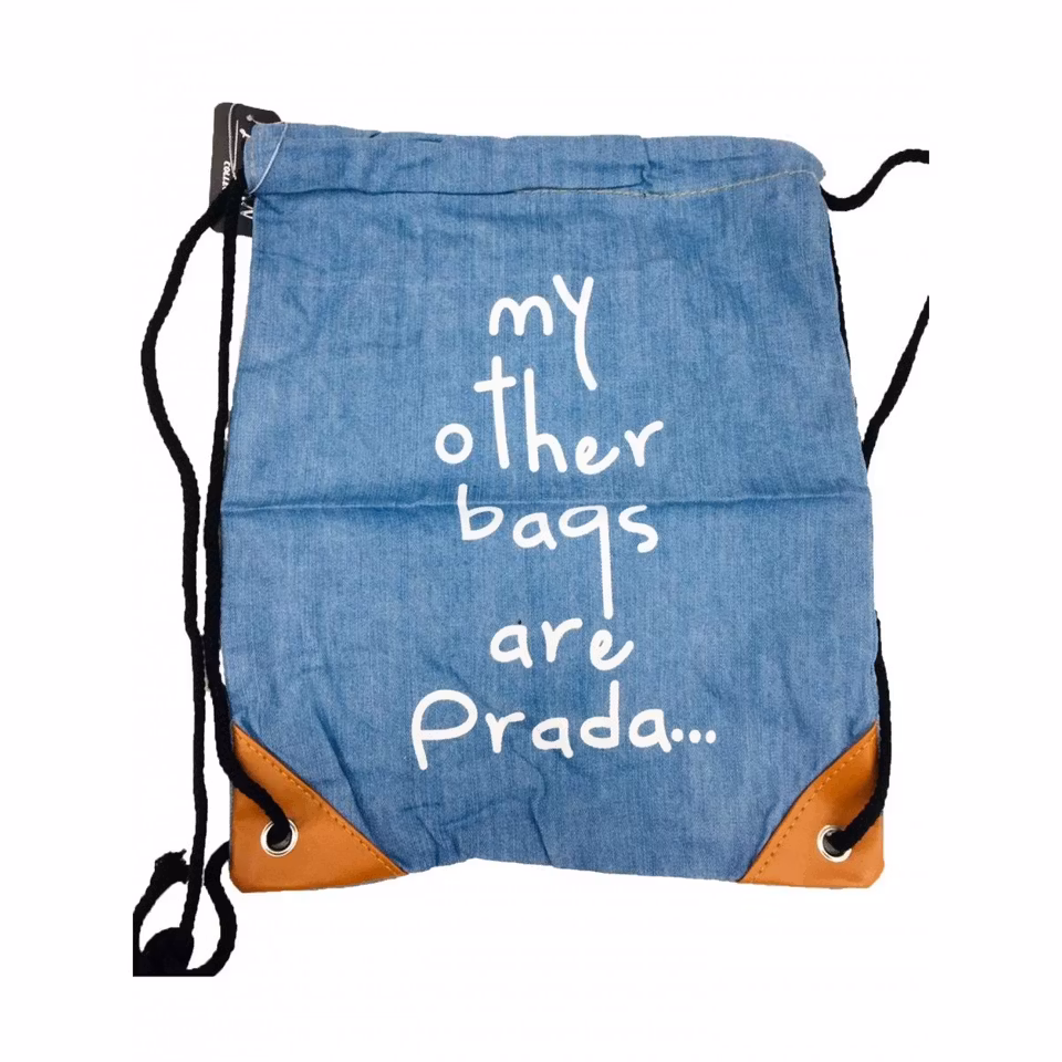 Gympapåse i Jeanstyg/Denim - My Other Bags Are Prada.