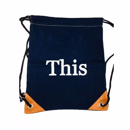 Gympapåse i Denim 'This'