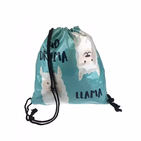 Gympapåse med Lama - Grön/Blå