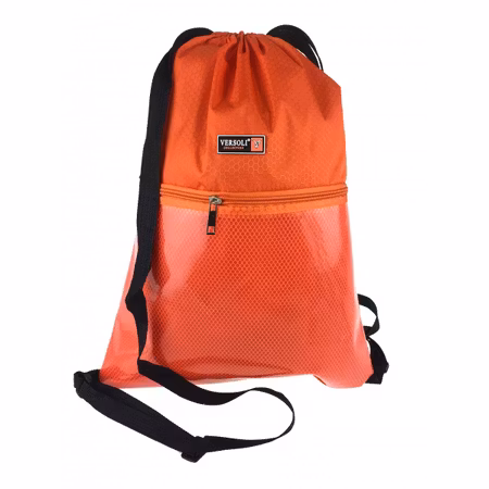 Orange Gymnastikpåse med Extra Fack