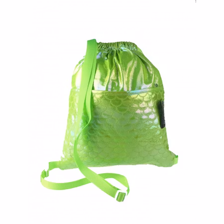 Grön Gympapåse med Extra Fack & Dragkedja