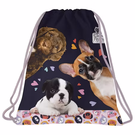 Cleo och Frank Gympapåse med hundvalpar i fina Färger