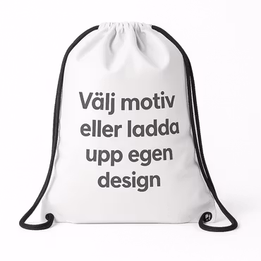 Designa din gympapåse – Vit återvunnen polyester (rPET)