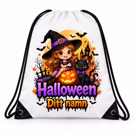 Gympapåse med läskig Halloween-pumpa