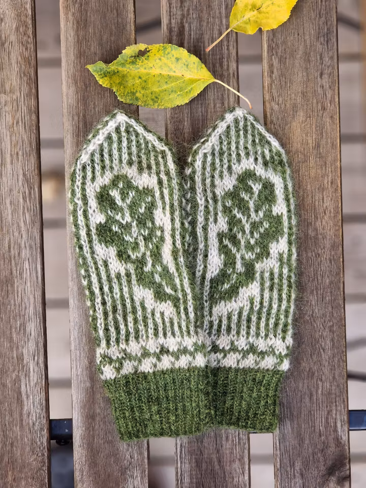 The Autumn dance mitts