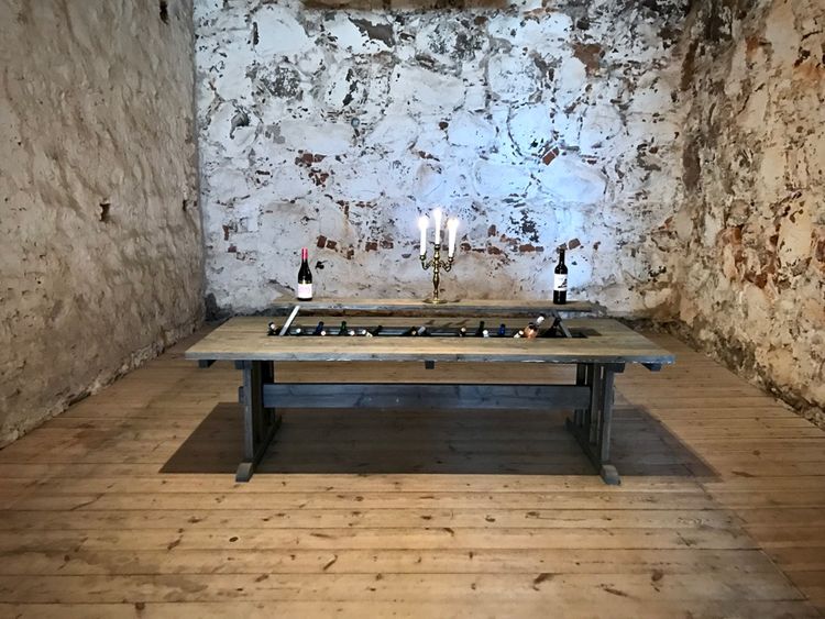 Midsommarbordet M17, stort utebord ink 2st bänkar
