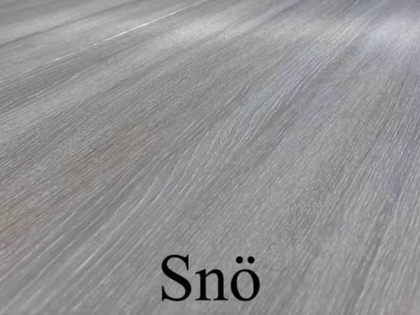 Runt matbord i ek med 1-3 illäggsskivor. Kulör Snö
