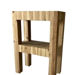 Huggkubb i furu
