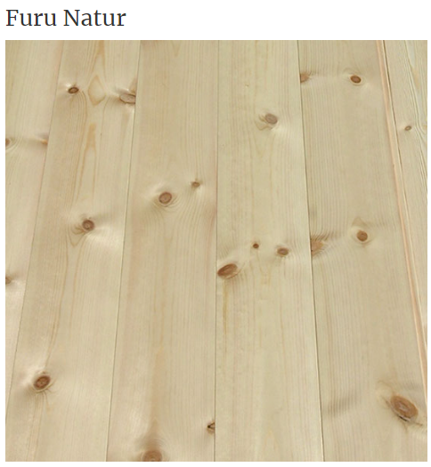 Trägolv av furu, natur A/B-sortering
