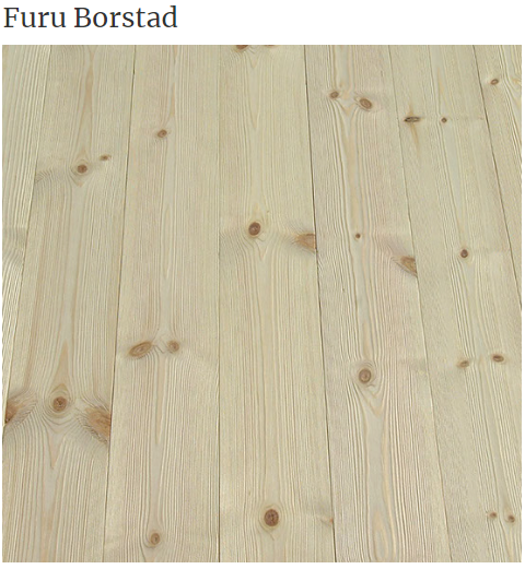 Trägolv av furu, natur A/B-sortering
