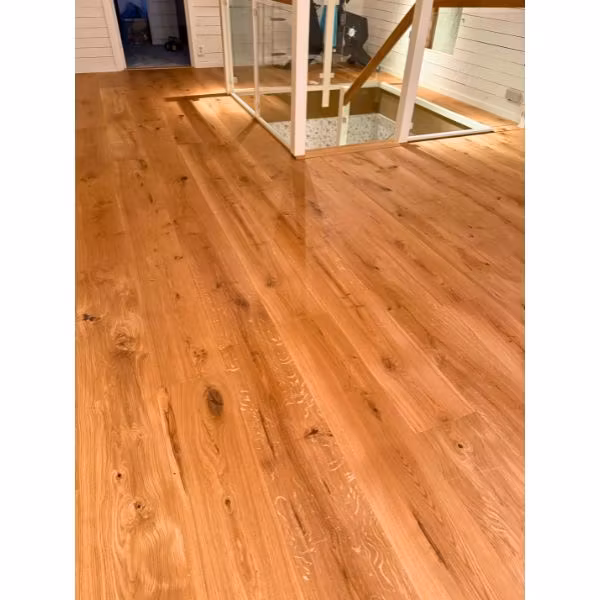 Rustik ekparkett. 230mm breda