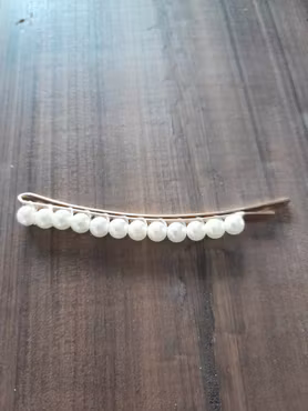 Hårspenne med perlerad