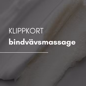 Klippkort Bindvävsmassage