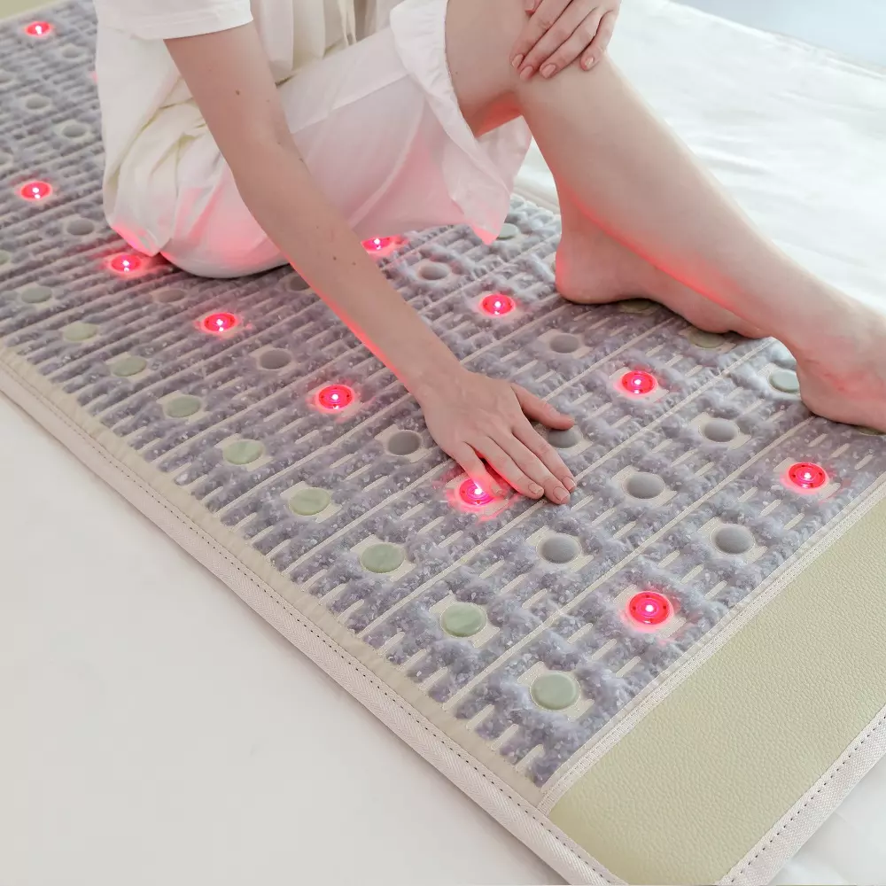 PEMF Inframadrass med ametistkristaller