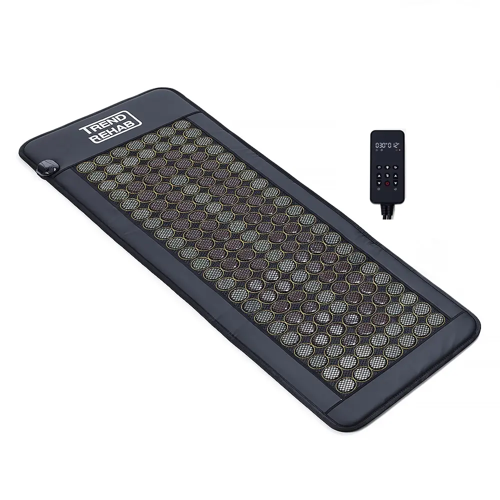 Inframadrass med jade och turmalinstenar