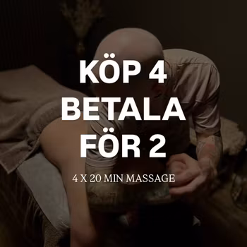 4 x 20 min massage