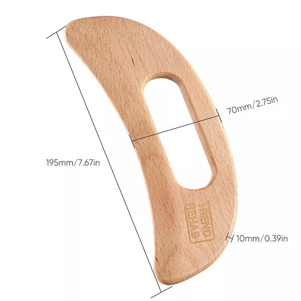 Gua Sha-skrapa i trä