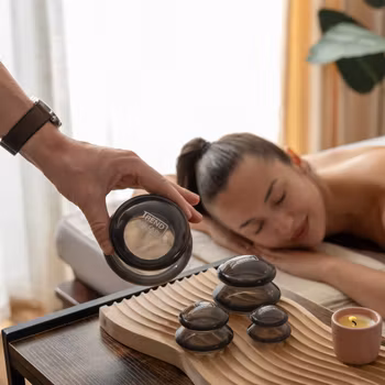 CUPPING SET - koppningsmassage för cirkulation, fascia & lymfflöde
